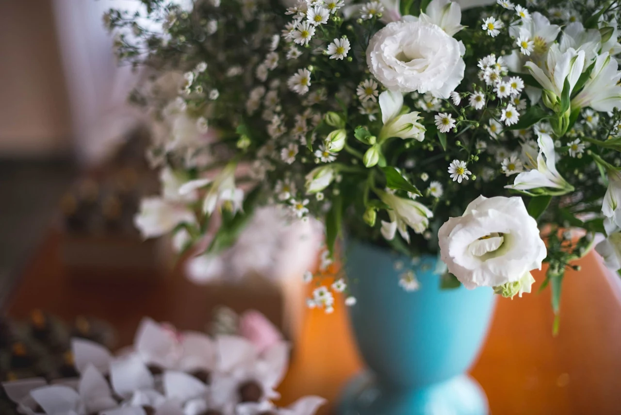 bouquet of flowers for funeral