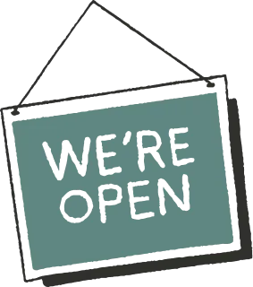 Illustration-We are open