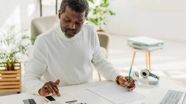 Man researching types of non probate transfer.