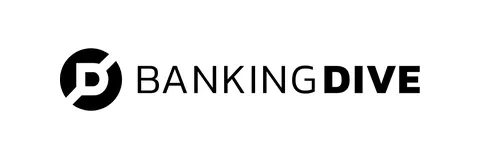 Banking Dive publication logo for Press v2 coverage cards