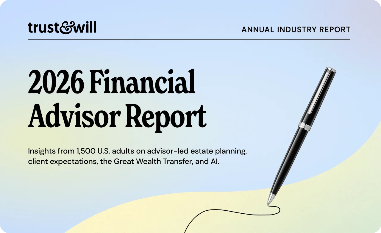 hero image for Trust & Will's 2026 Financial Advisor Report